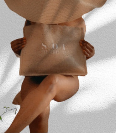 SOI Beach Tote (natural/white)