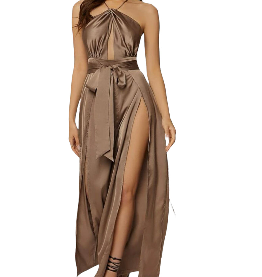 Mocha Jumpsuit