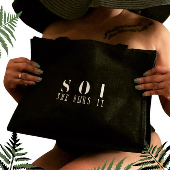SOI Beach Tote (black)