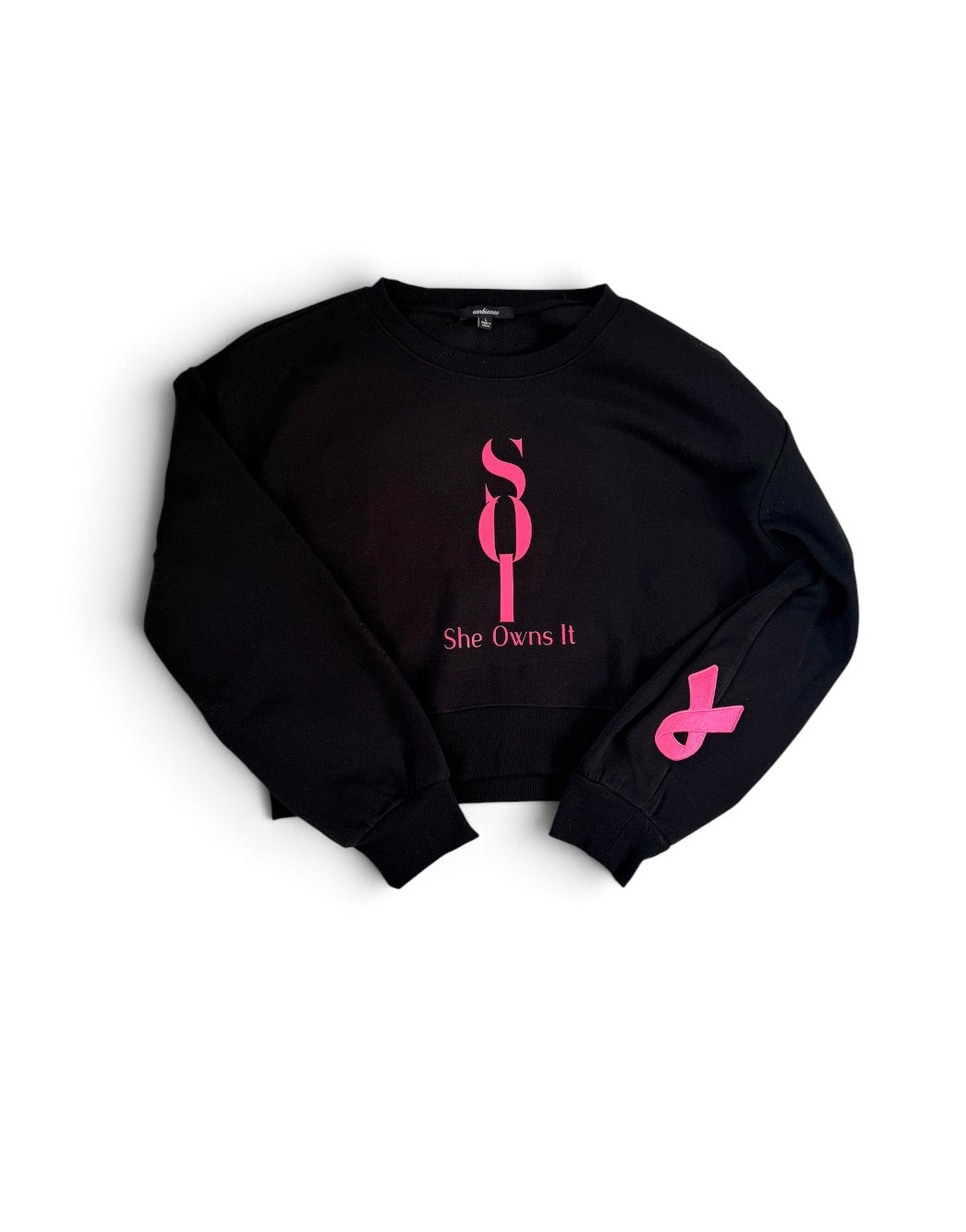 BP Breast Cancer Cropped Sweatshirt