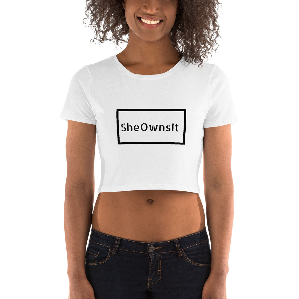 She Owns It Crop Tee